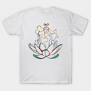 Single Line - Lotus T-Shirt